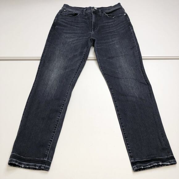 Madewell Denim - Madewell Cruiser Straight Jeans Women's Size 29 Black Zip Fly